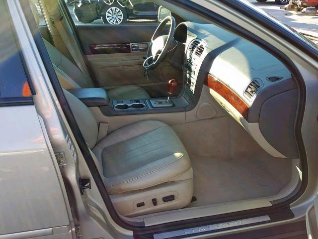1LNHM87A95Y600864 - 2005 LINCOLN LS TAN photo 5