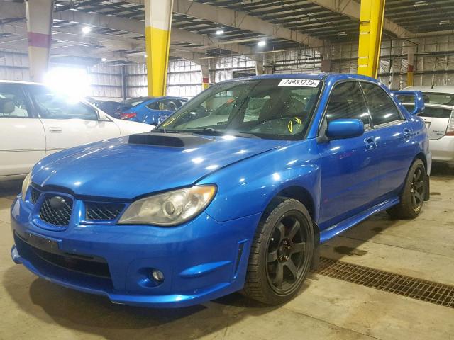 JF1GD79676G508572 - 2006 SUBARU IMPREZA WR BLUE photo 2