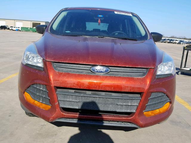 1FMCU0F79GUA96893 - 2016 FORD ESCAPE S ORANGE photo 10