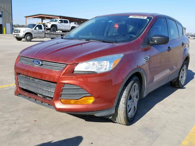 1FMCU0F79GUA96893 - 2016 FORD ESCAPE S ORANGE photo 2