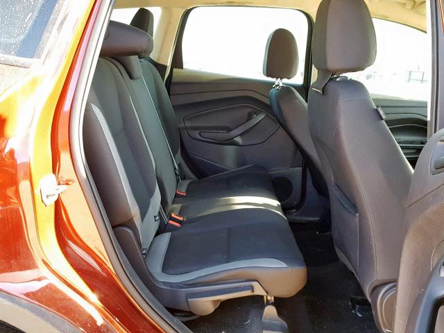 1FMCU0F79GUA96893 - 2016 FORD ESCAPE S ORANGE photo 6