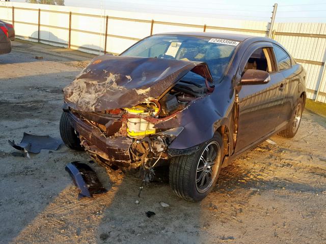 JTKDE167480243456 - 2008 TOYOTA SCION TC 紫色 照片 2