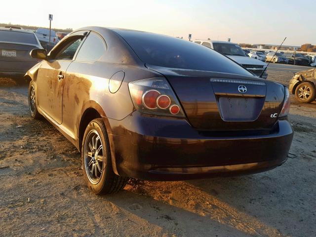 JTKDE167480243456 - 2008 TOYOTA SCION TC 紫色 照片 3