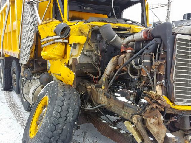 1M2AM08C9PM002254 - 1993 MACK 600 RB600 YELLOW photo 9