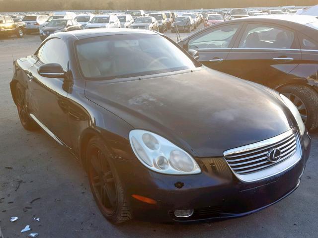 JTHFN48Y820012475 - 2002 LEXUS SC 430 BLACK photo 1