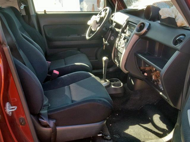 JTLKT324264080019 - 2006 TOYOTA SCION XB Бордовый фото 5