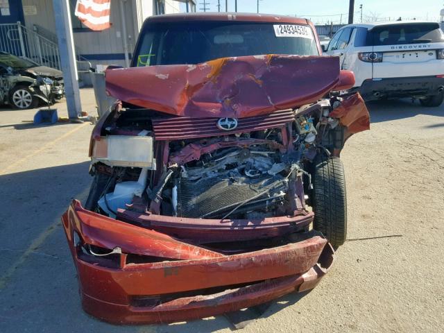 JTLKT324264080019 - 2006 TOYOTA SCION XB Бордовый фото 9