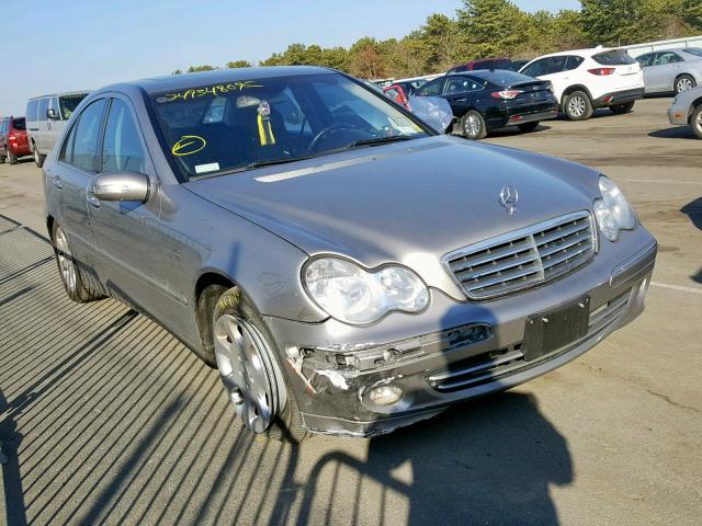 WDBRF81J45F624317 - 2005 MERCEDES-BENZ C 240 4MAT SILVER photo 1