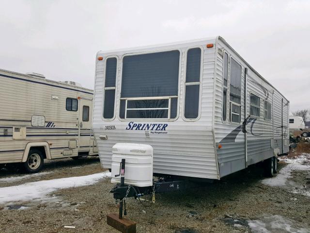 4YDT3802X5A217168 - 2005 KEYSTONE SPRINTER WHITE photo 2