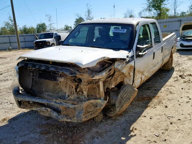 1FT8W3A69CEA50750 - 2012 FORD F350 SUPER WHITE photo 2