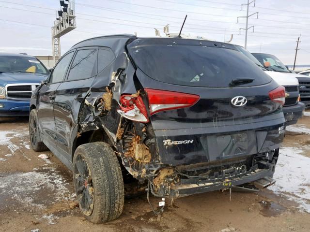 KM8J3CA23HU437648 - 2017 HYUNDAI TUCSON LIM BLACK photo 3