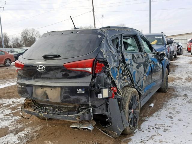 KM8J3CA23HU437648 - 2017 HYUNDAI TUCSON LIM BLACK photo 4