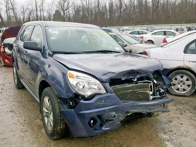 2GNFLEEK6E6358153 - 2014 CHEVROLET EQUINOX LS BLUE photo 1