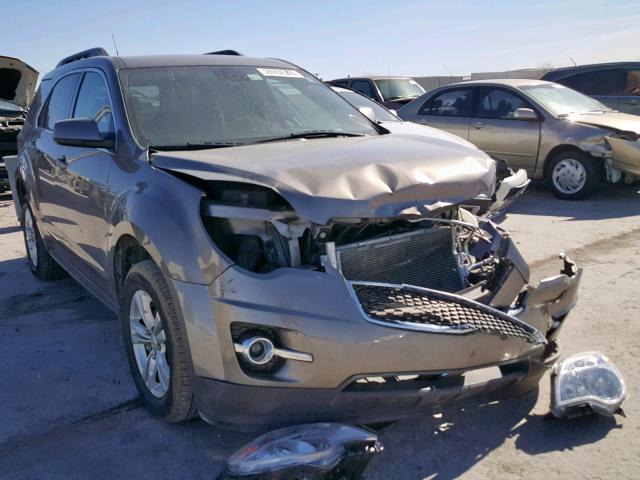 2GNALPEK0C6370804 - 2012 CHEVROLET EQUINOX LT BROWN photo 1