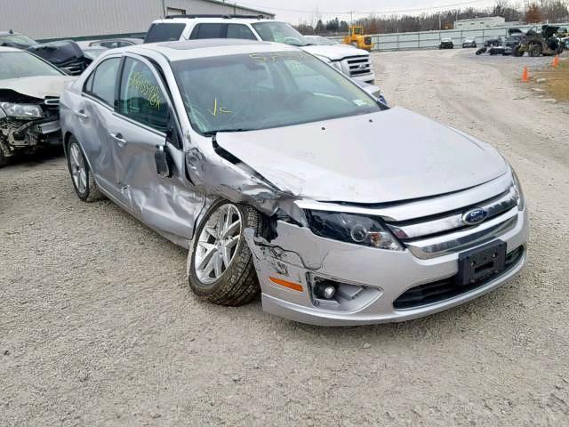 3FAHP0JA1CR142485 - 2012 FORD FUSION SEL GRAY photo 1