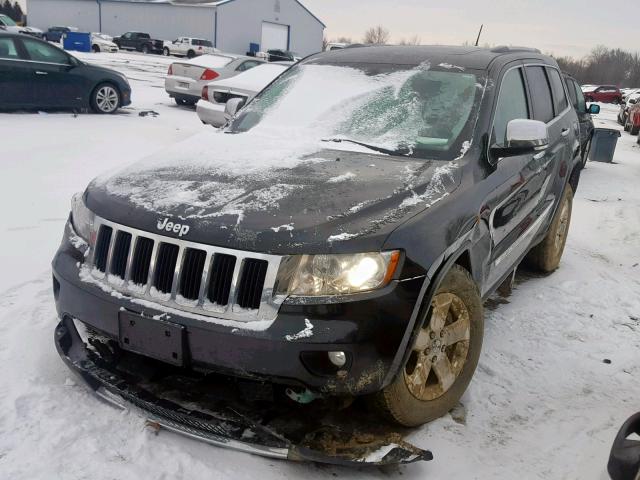 1J4RR5GT1BC652244 - 2011 JEEP GRAND CHER BLACK photo 2