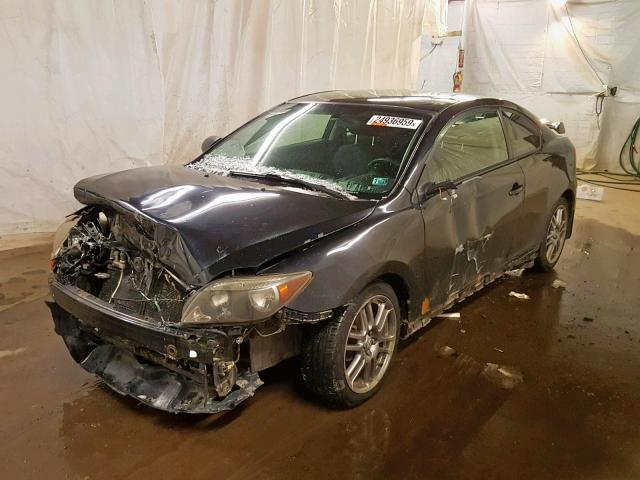 JTKDE167870208689 - 2007 TOYOTA SCION TC შავი ფოტო 2