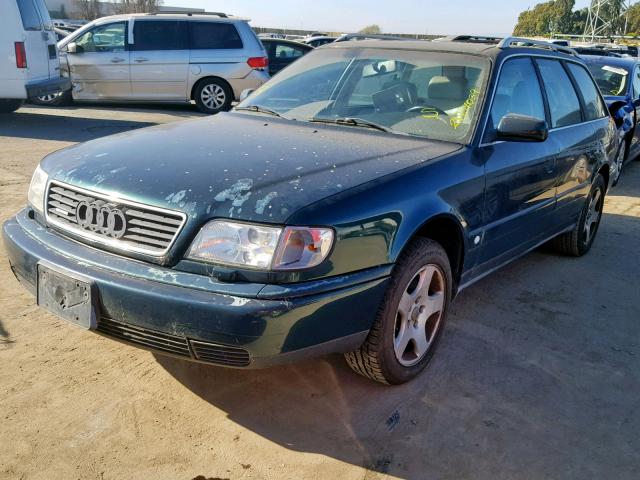 WAUJA84AXVN054061 - 1997 AUDI A6 QUATTRO GREEN photo 2