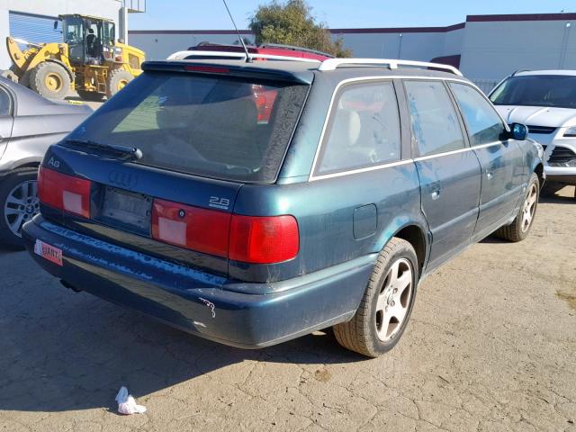 WAUJA84AXVN054061 - 1997 AUDI A6 QUATTRO GREEN photo 4