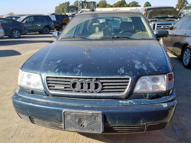 WAUJA84AXVN054061 - 1997 AUDI A6 QUATTRO GREEN photo 9