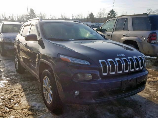 1C4PJMCBXEW156079 - 2014 JEEP CHEROKEE L BLUE photo 1