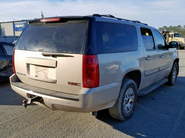 1GKFC16057J166537 - 2007 GMC YUKON XL C TAN photo 4