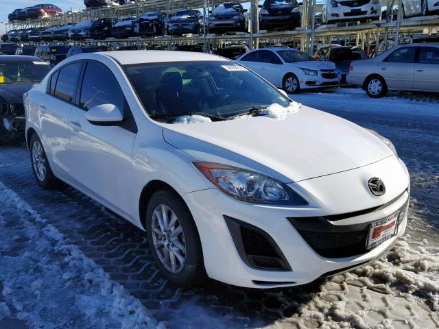 JM1BL1SF9A1261386 - 2010 MAZDA 3 I WHITE photo 1