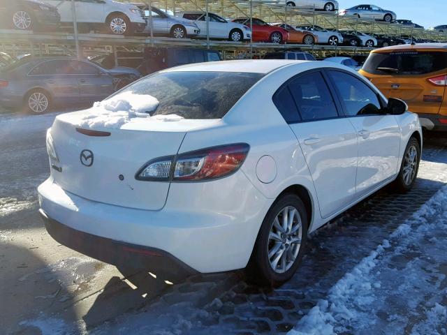 JM1BL1SF9A1261386 - 2010 MAZDA 3 I WHITE photo 4