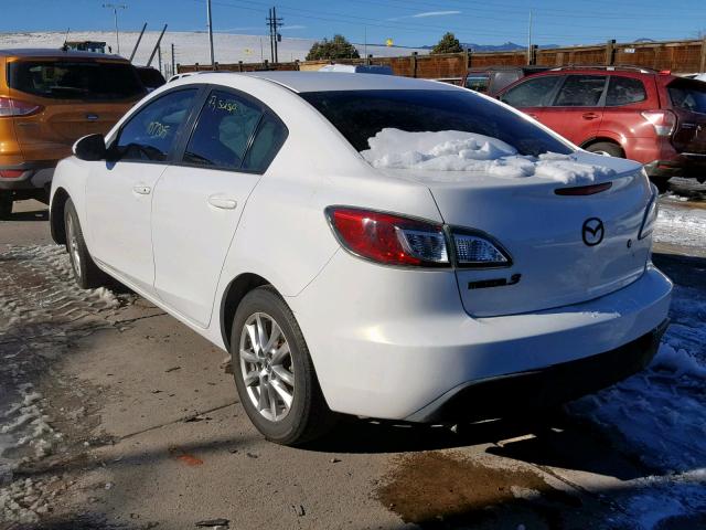 JM1BL1SF9A1261386 - 2010 MAZDA 3 I WHITE photo 9