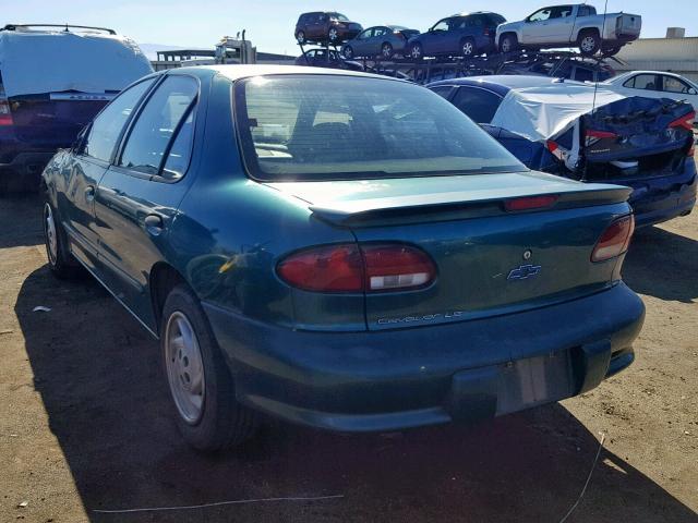 3G1JF52T2XS816825 - 1999 CHEVROLET CAVALIER L GREEN photo 3