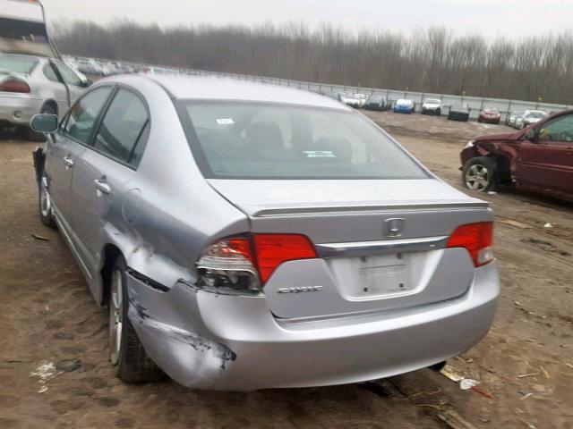 2HGFA1F62BH541267 - 2011 HONDA CIVIC LX-S SILVER photo 3