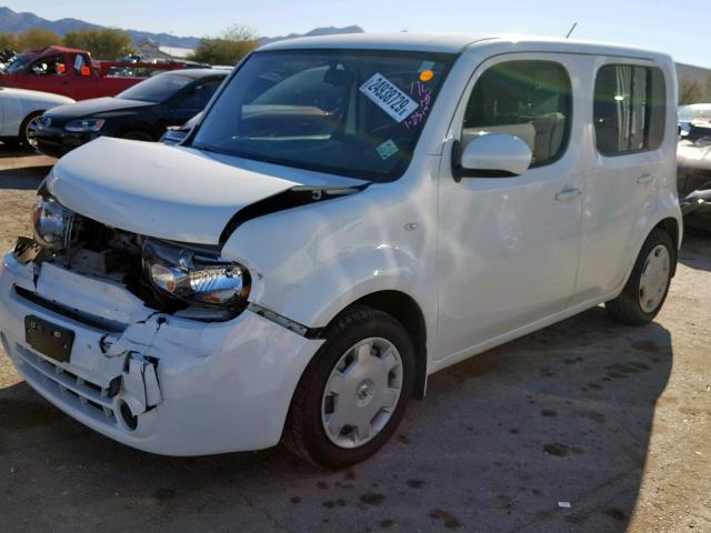 JN8AZ2KR6DT305996 - 2013 NISSAN CUBE S WHITE photo 2