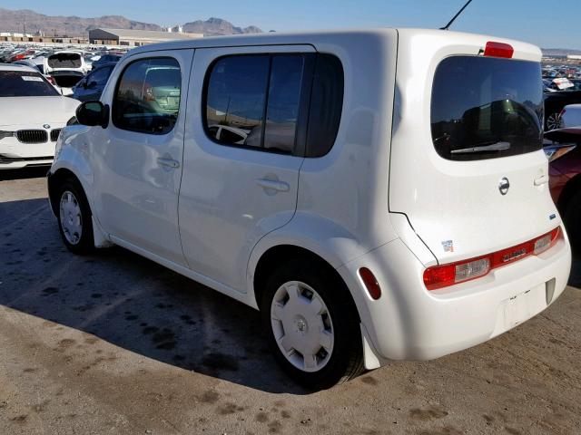 JN8AZ2KR6DT305996 - 2013 NISSAN CUBE S WHITE photo 3