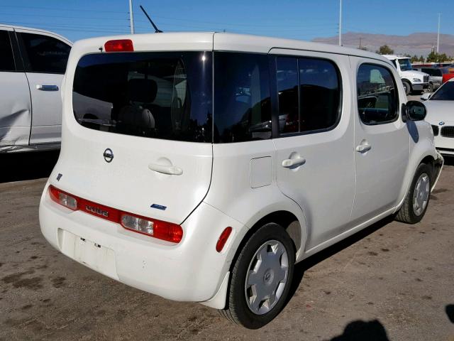 JN8AZ2KR6DT305996 - 2013 NISSAN CUBE S WHITE photo 4