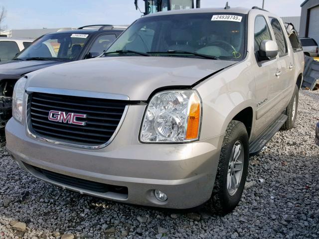 1GKFC16J67J306961 - 2007 GMC YUKON XL C BEIGE photo 2