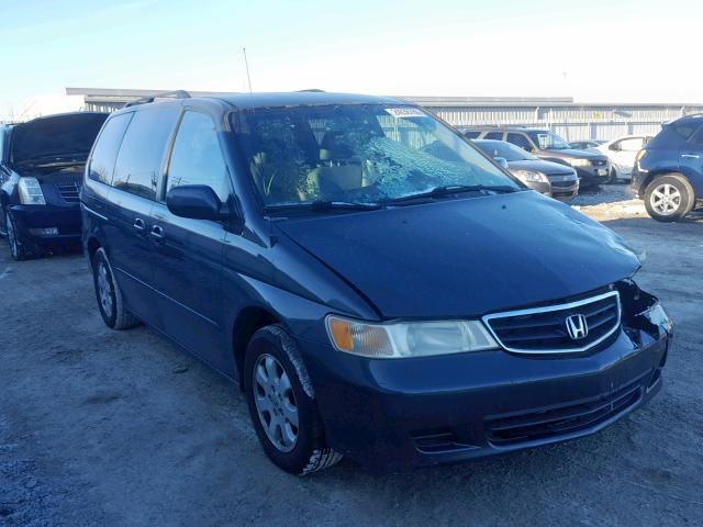 5FNRL18923B132416 - 2003 HONDA ODYSSEY EX BLUE photo 1