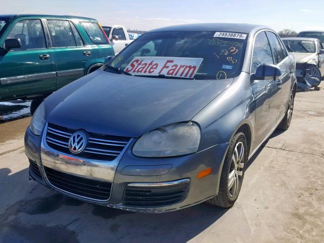 3VWDT81K16M757631 - 2006 VOLKSWAGEN JETTA TDI GRAY photo 2