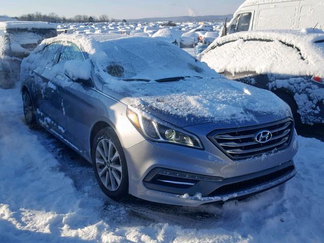 5NPE34AFXHH577933 - 2017 HYUNDAI SONATA SPO GRAY photo 1