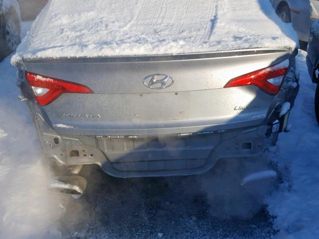 5NPE34AFXHH577933 - 2017 HYUNDAI SONATA SPO GRAY photo 9