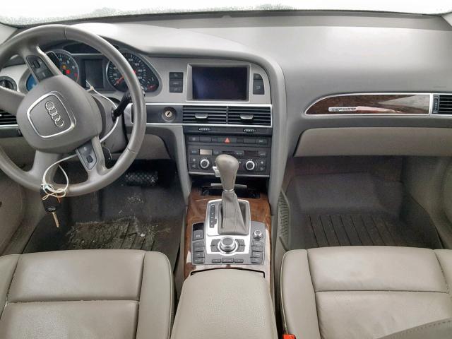 WAUEH74F77N060986 - 2007 AUDI A6 S-LINE GRAY photo 9