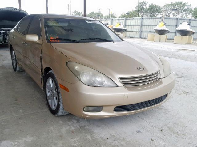 JTHBA30GX45029128 - 2004 LEXUS ES 330 GOLD photo 1