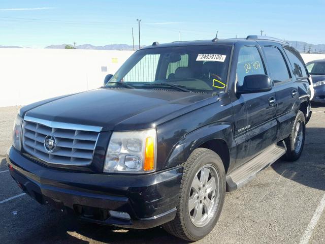 1GYEK63N35R188407 - 2005 CADILLAC ESCALADE L BLACK photo 2