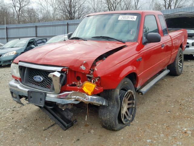 1FTYR15E15PA82516 - 2005 FORD RANGER SUP RED photo 2