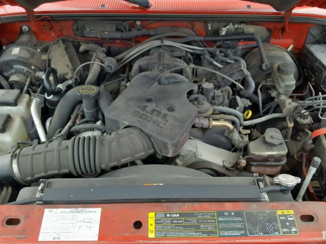 1FTYR15E15PA82516 - 2005 FORD RANGER SUP RED photo 7