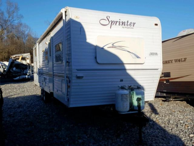 4YDT3032921205764 - 2002 KEYSTONE SPRINTER WHITE photo 1