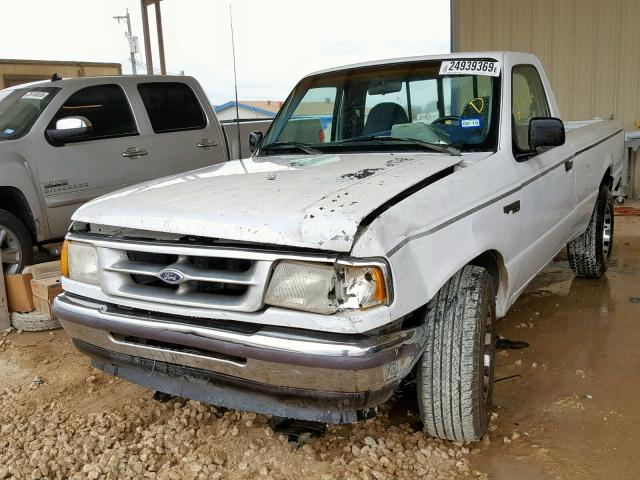 1FTCR10XXSUA25599 - 1995 FORD RANGER WHITE photo 2