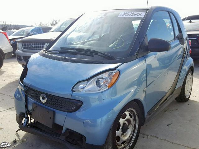 WMEEJ3BA6DK704208 - 2013 SMART FORTWO PUR BLUE photo 2