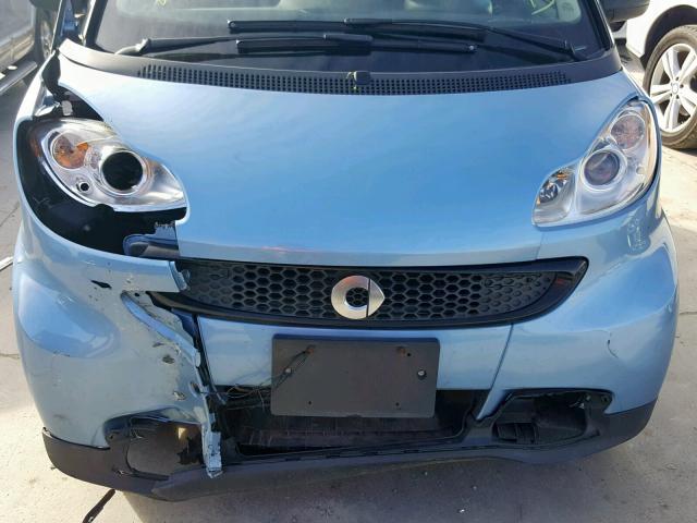 WMEEJ3BA6DK704208 - 2013 SMART FORTWO PUR BLUE photo 9