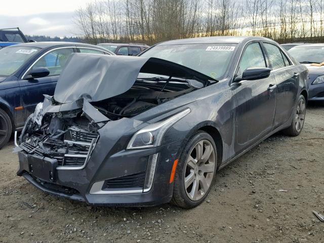 1G6AZ5S35E0178768 - 2014 CADILLAC CTS PREMIU BLACK photo 2