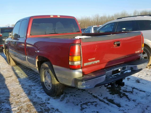 2GTEC19T841313453 - 2004 GMC NEW SIERRA MAROON photo 3